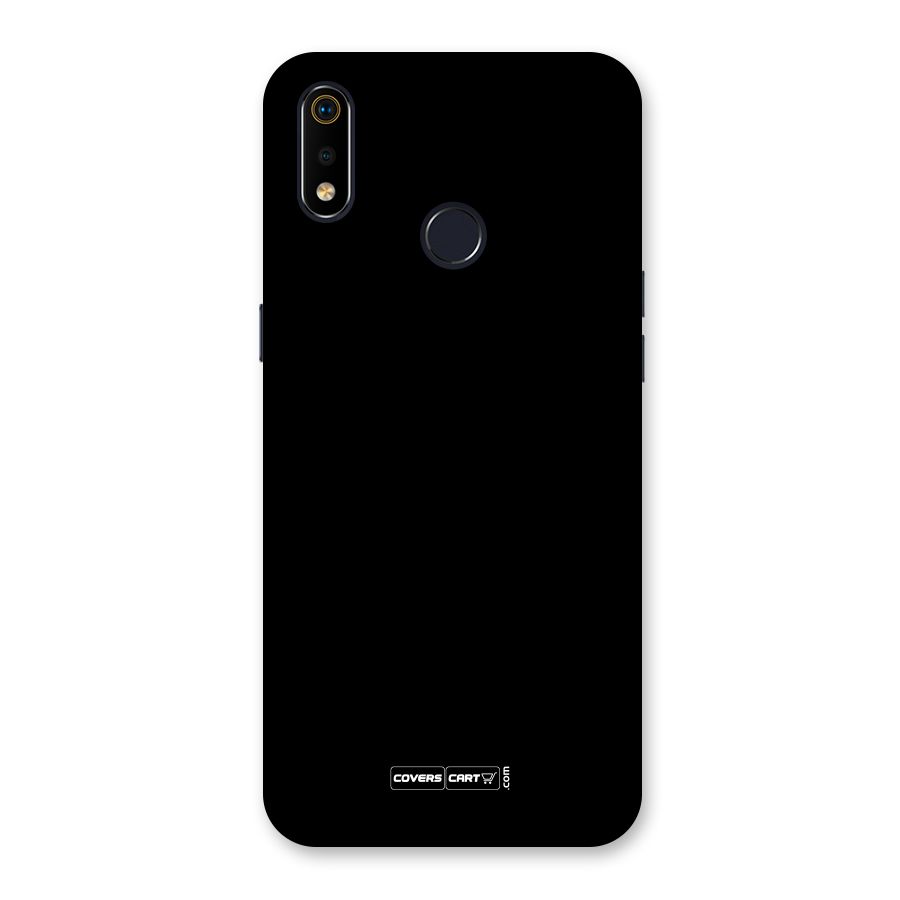 Simple Black Back Case for Realme 3i
