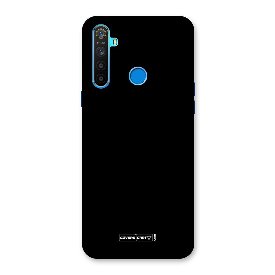 Simple Black Back Case for Realme 5s