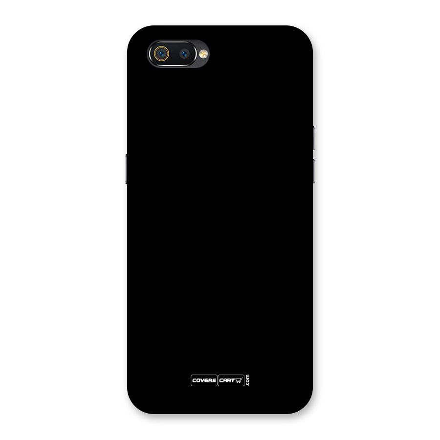 Simple Black Back Case for Realme C2
