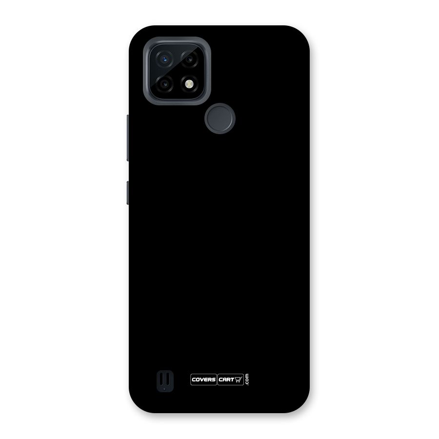 Simple Black Back Case for Realme C21