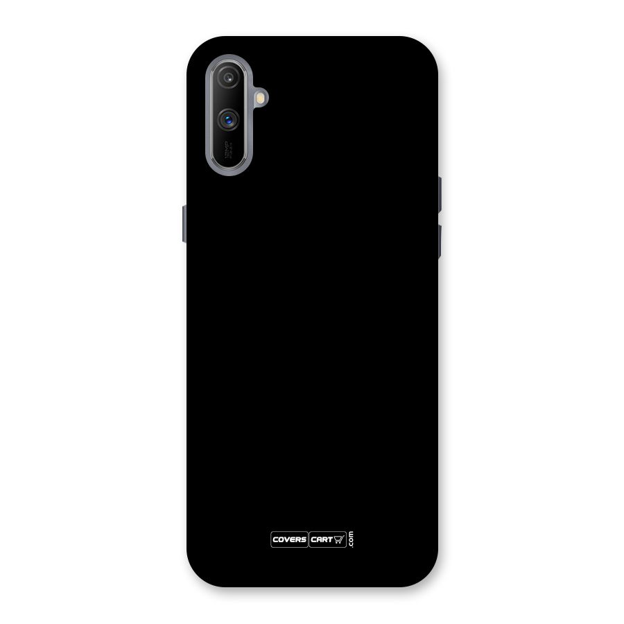 Simple Black Back Case for Realme C3