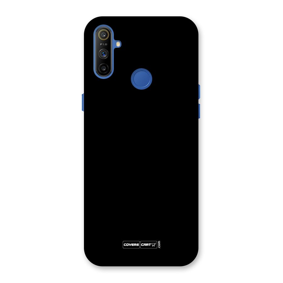 Simple Black Back Case for Realme Narzo 10A