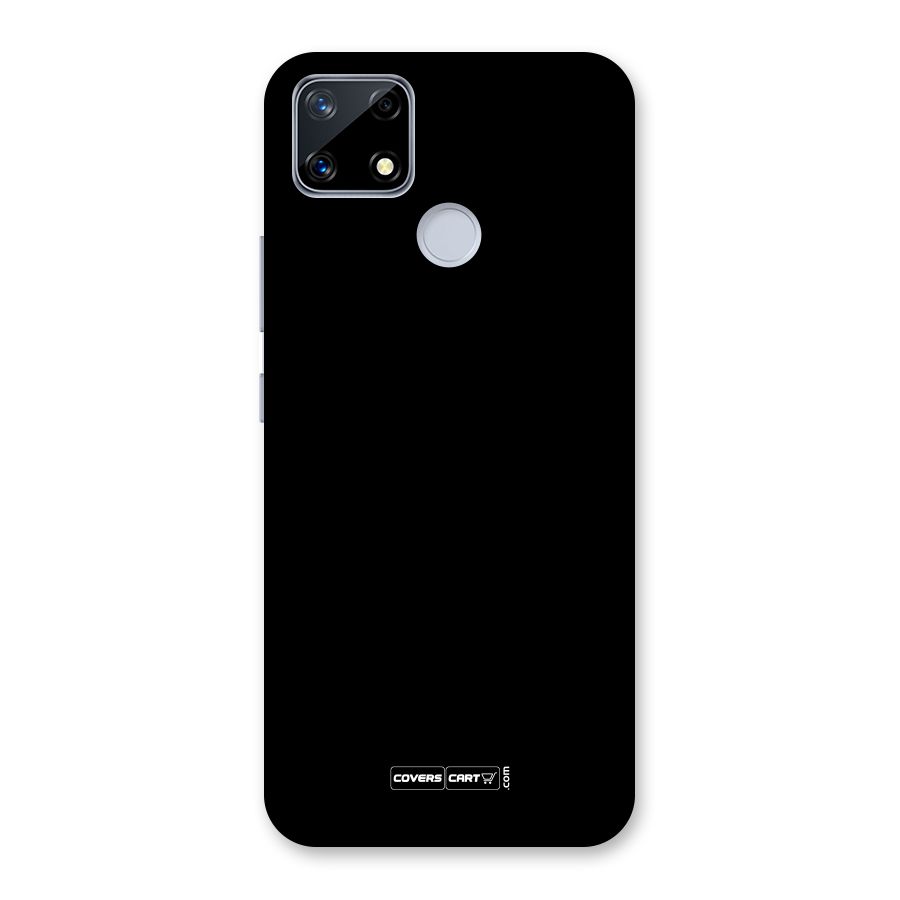 Simple Black Back Case for Realme Narzo 20