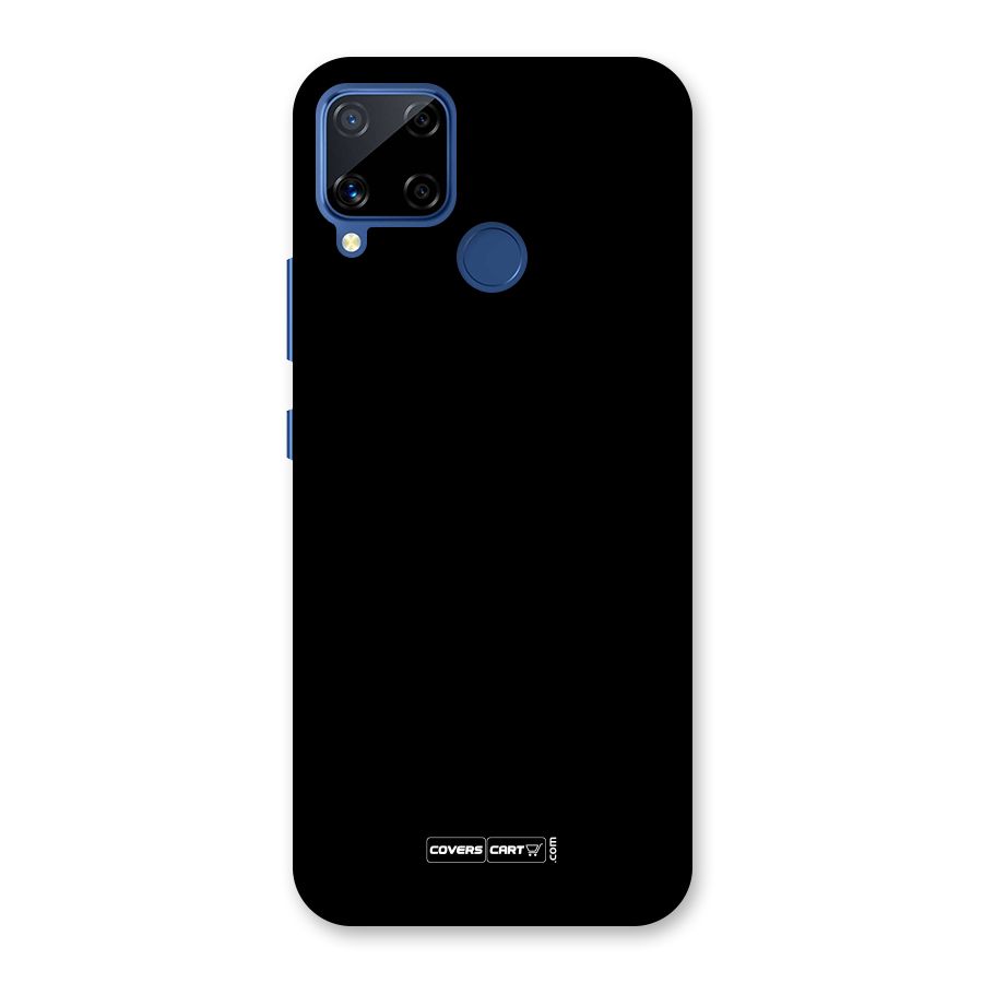 Simple Black Back Case for Realme Narzo 30A