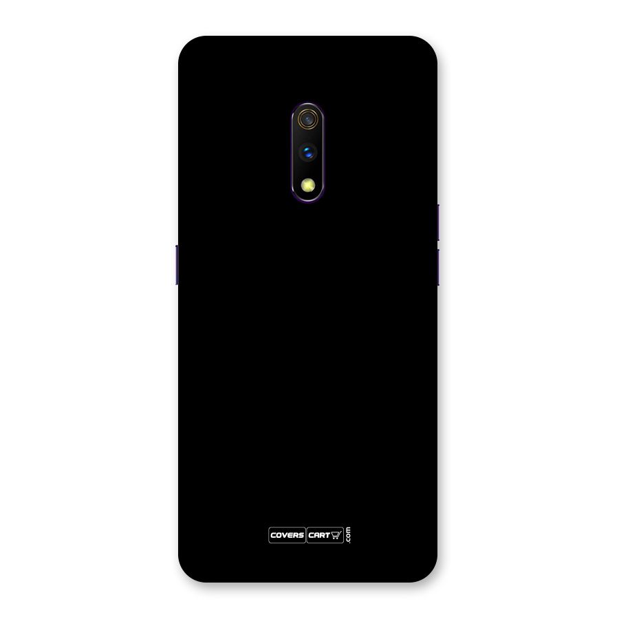 Simple Black Back Case for Realme X