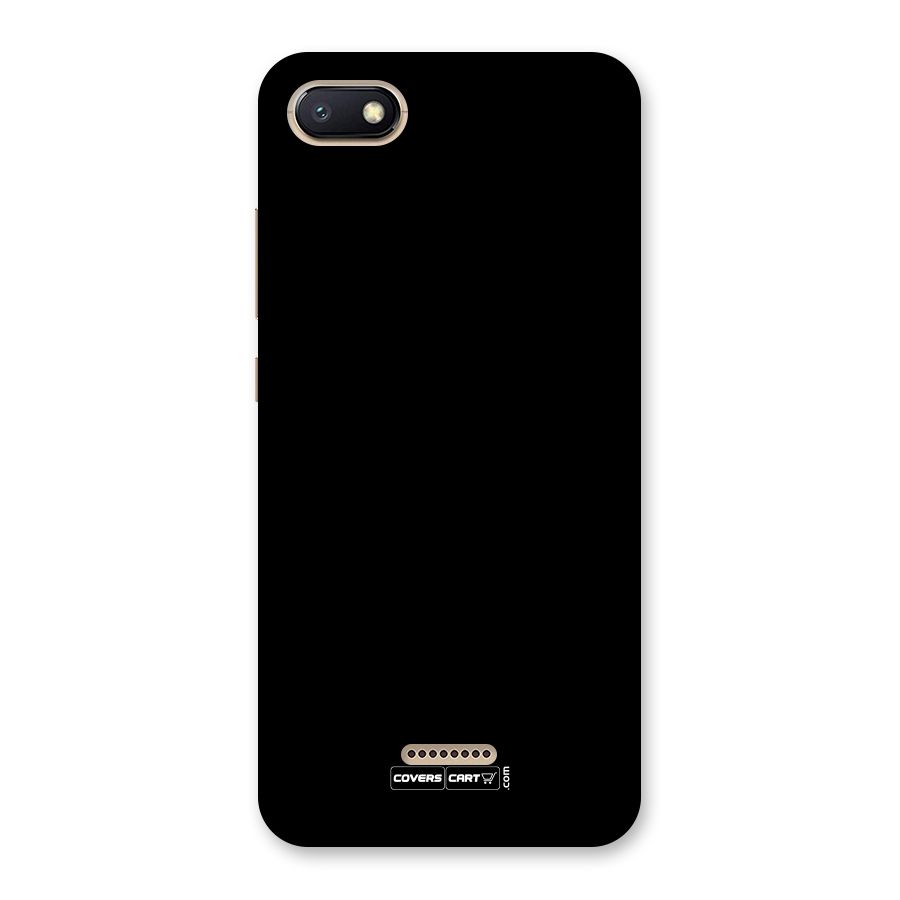 Simple Black Back Case for Redmi 6A