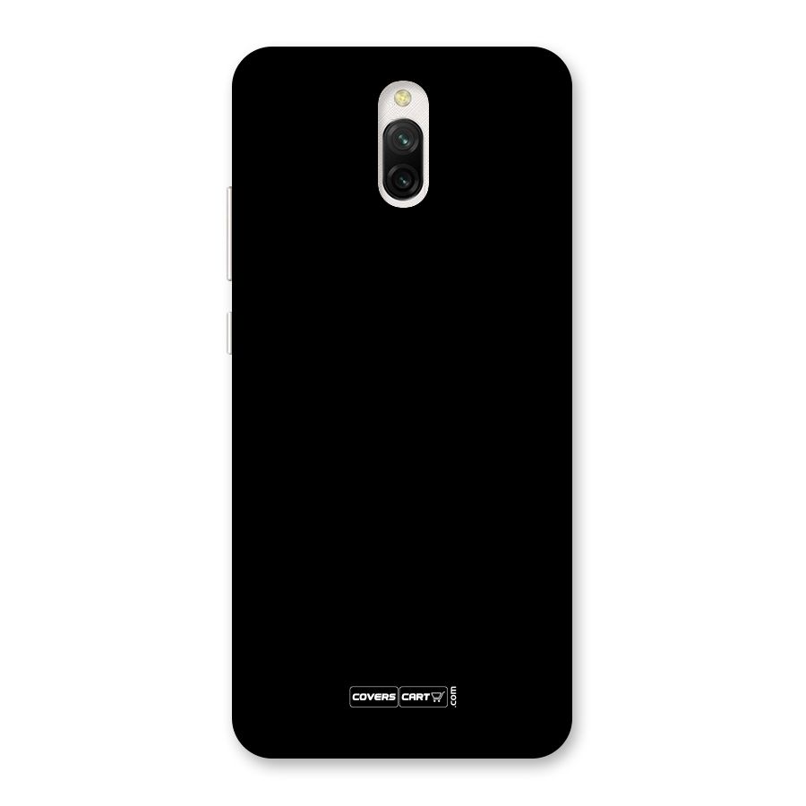 Simple Black Back Case for Redmi 8A Dual