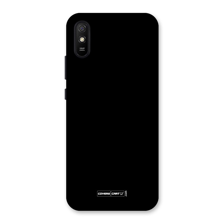 Simple Black Back Case for Redmi 9A
