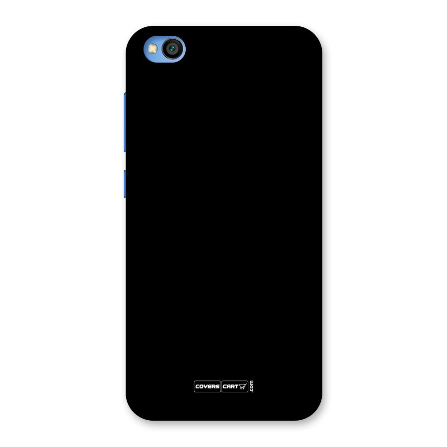Simple Black Back Case for Redmi Go