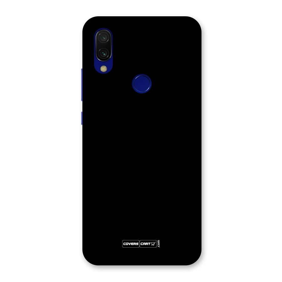 Simple Black Back Case for Redmi Y3