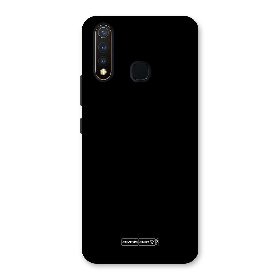 Simple Black Back Case for Vivo U20
