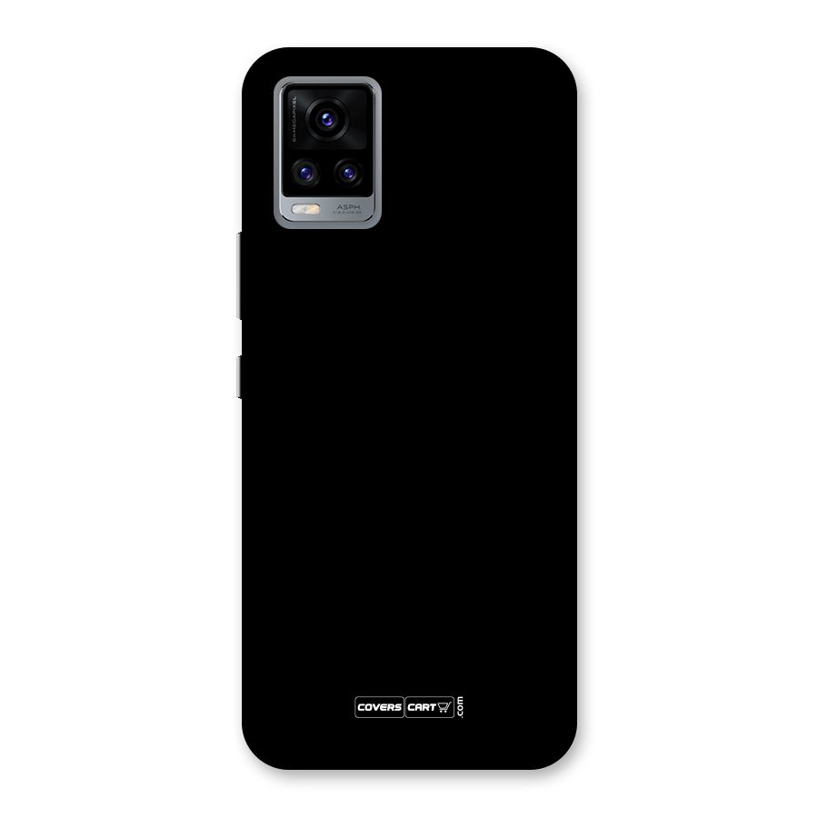 Simple Black Back Case for Vivo V20