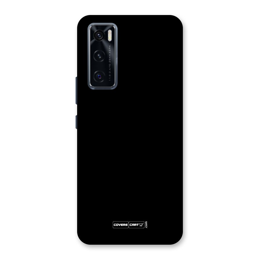 Simple Black Back Case for Vivo V20 SE