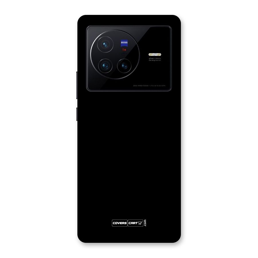 Simple Black Back Case for Vivo X80