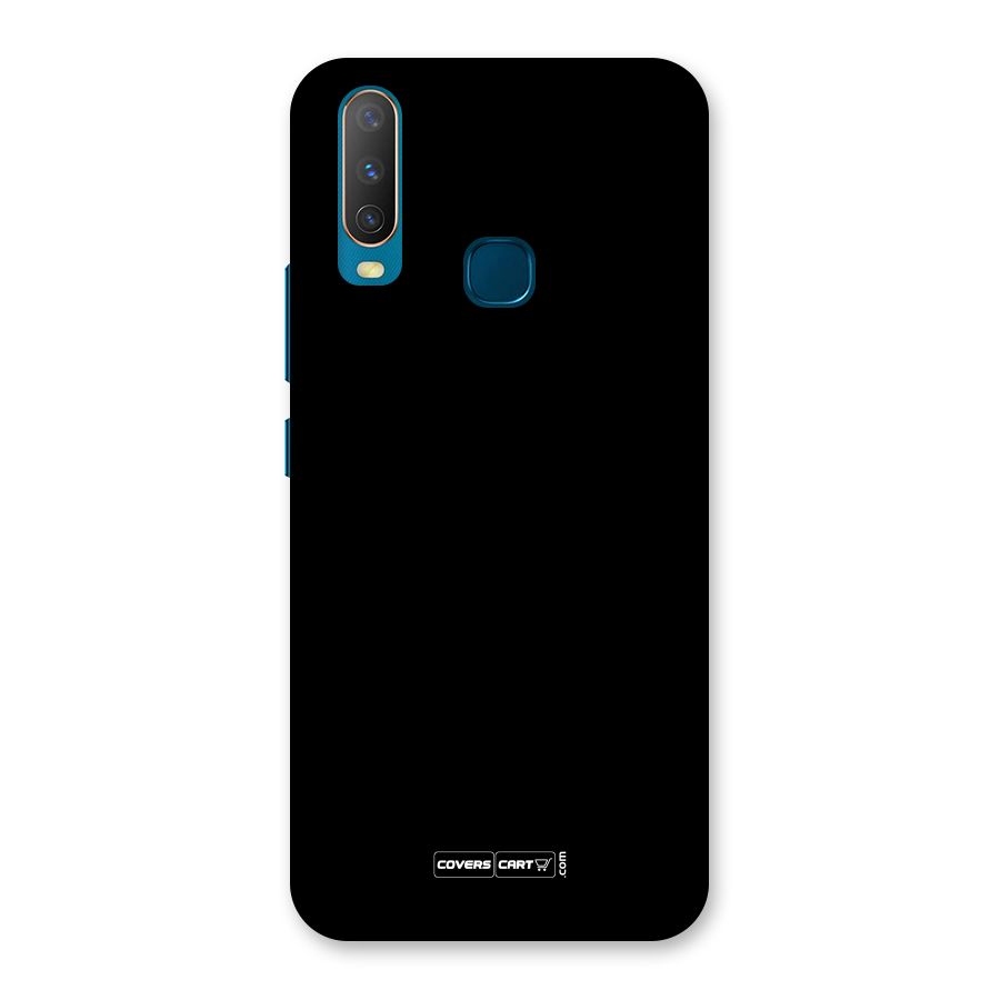 Simple Black Back Case for Vivo Y15