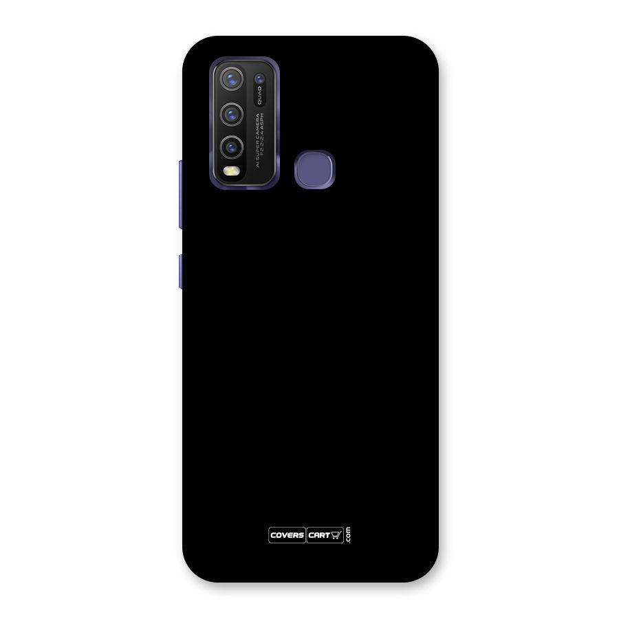 Simple Black Back Case for Vivo Y50