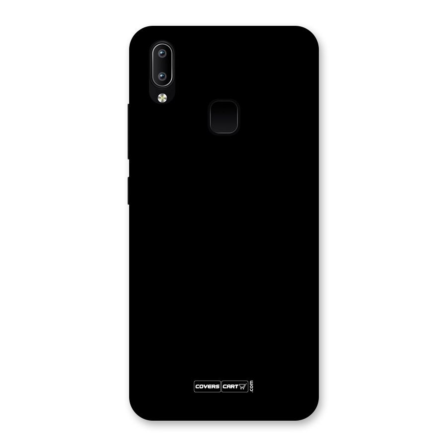 Simple Black Back Case for Vivo Y93