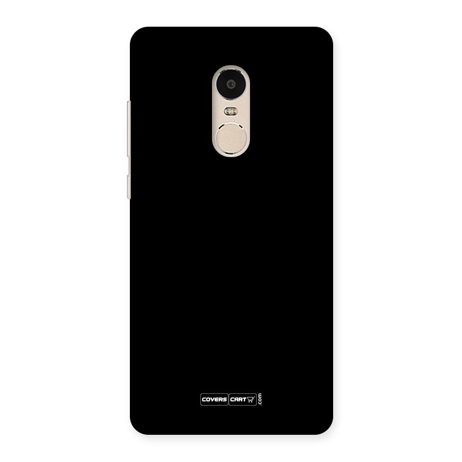 Simple Black Back Case for Xiaomi Redmi Note 4
