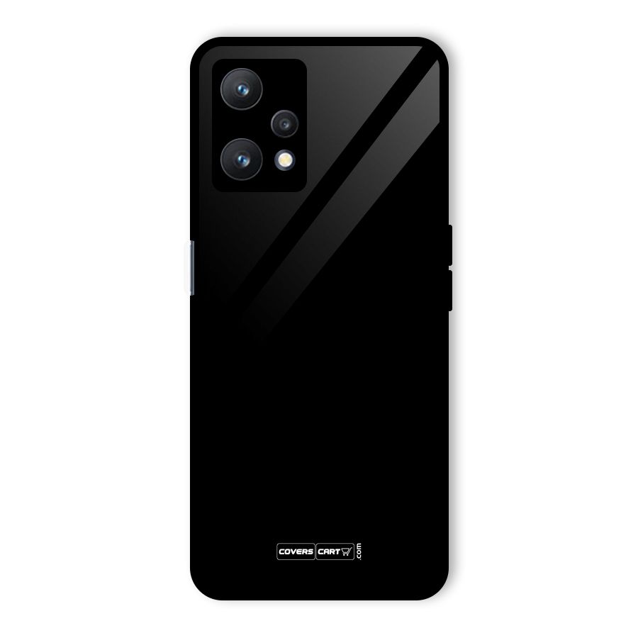 Simple Black Glass Back Case for Realme 9 Pro 5G
