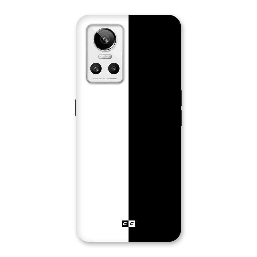 Simple Black White Back Case for Realme GT Neo 3