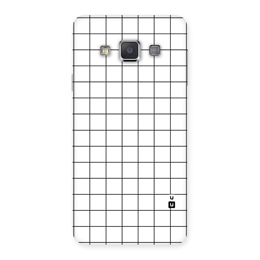 Simple Checks Back Case for Galaxy A3