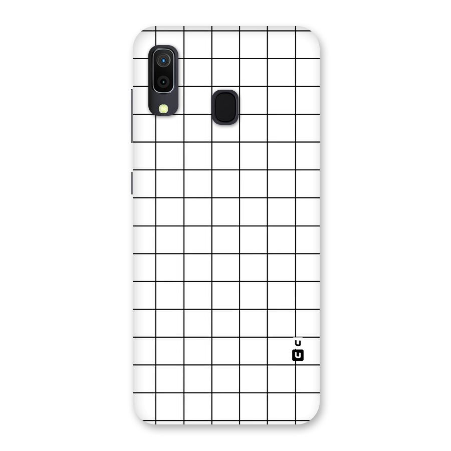 Simple Checks Back Case for Galaxy A30