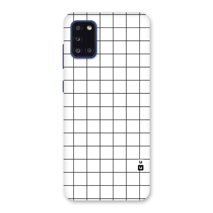 Simple Checks Back Case for Galaxy A31