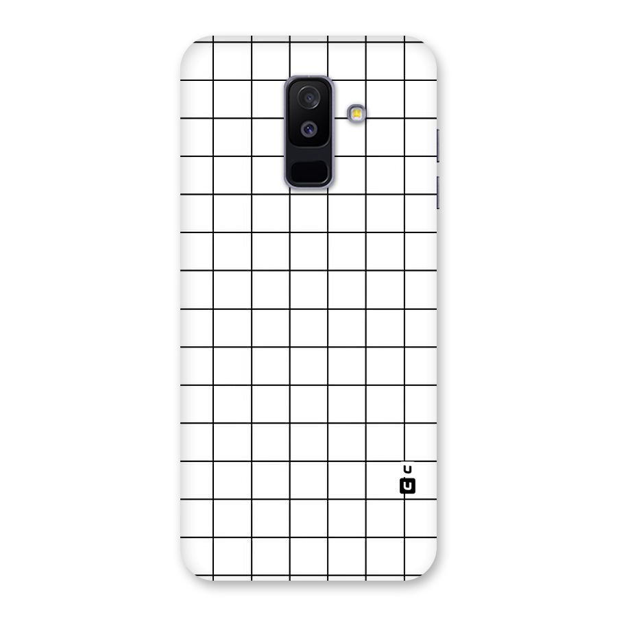 Simple Checks Back Case for Galaxy A6 Plus