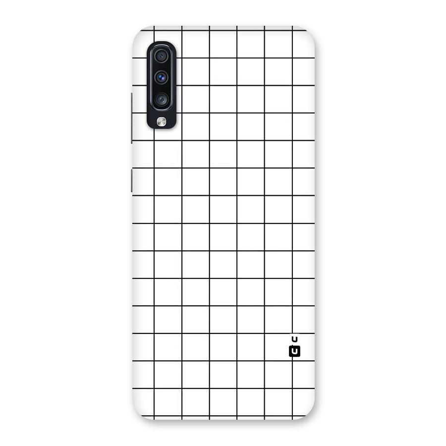 Simple Checks Back Case for Galaxy A70