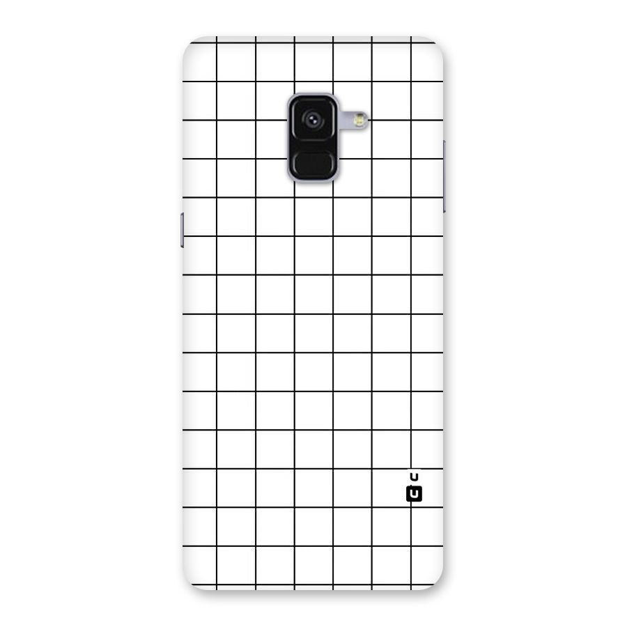 Simple Checks Back Case for Galaxy A8 Plus