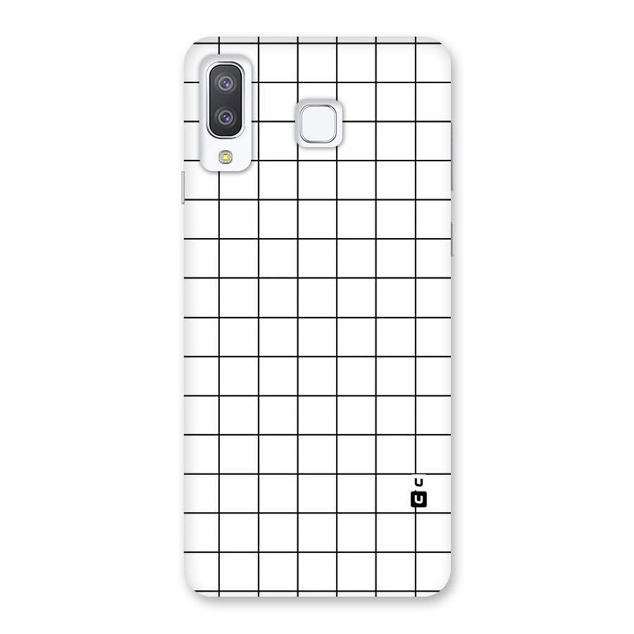 Simple Checks Back Case for Galaxy A8 Star