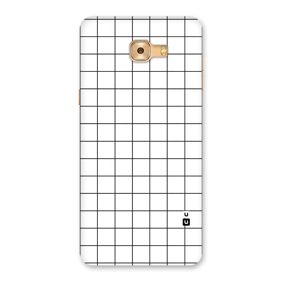 Simple Checks Back Case for Galaxy C9 Pro