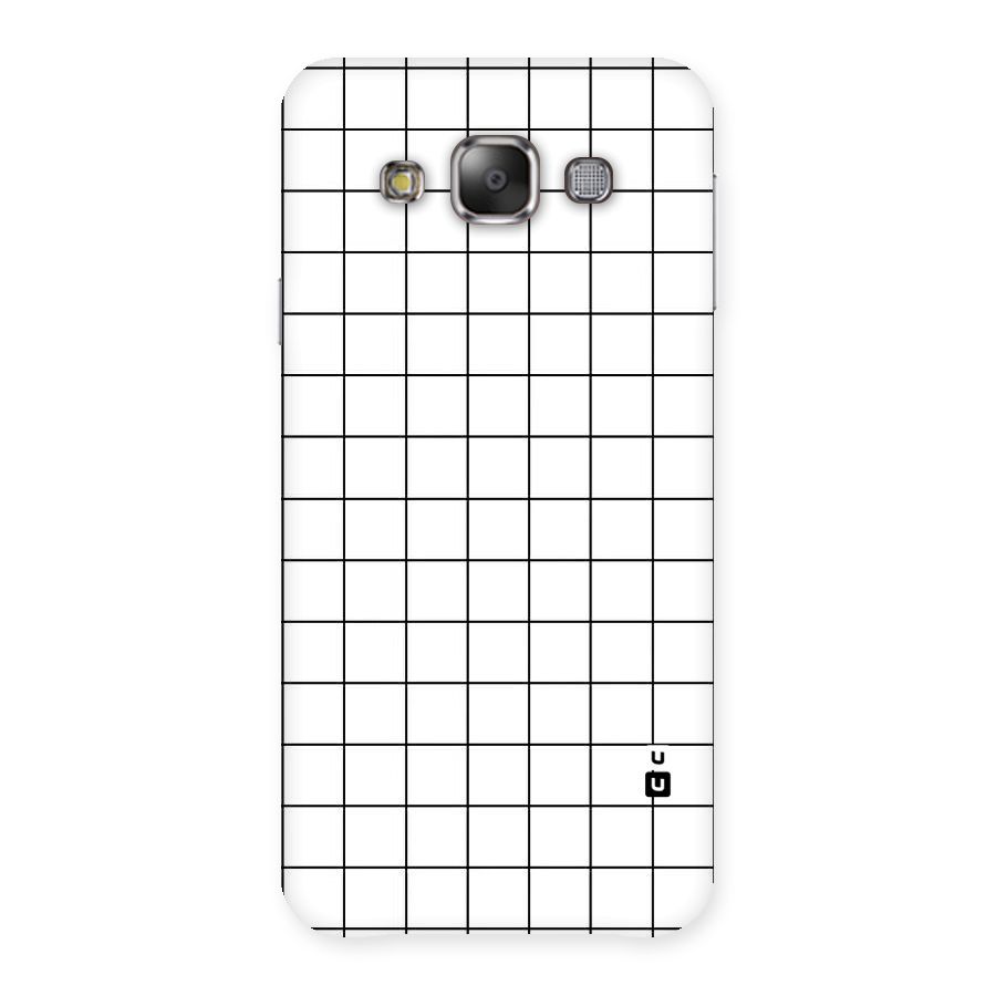 Simple Checks Back Case for Galaxy E7