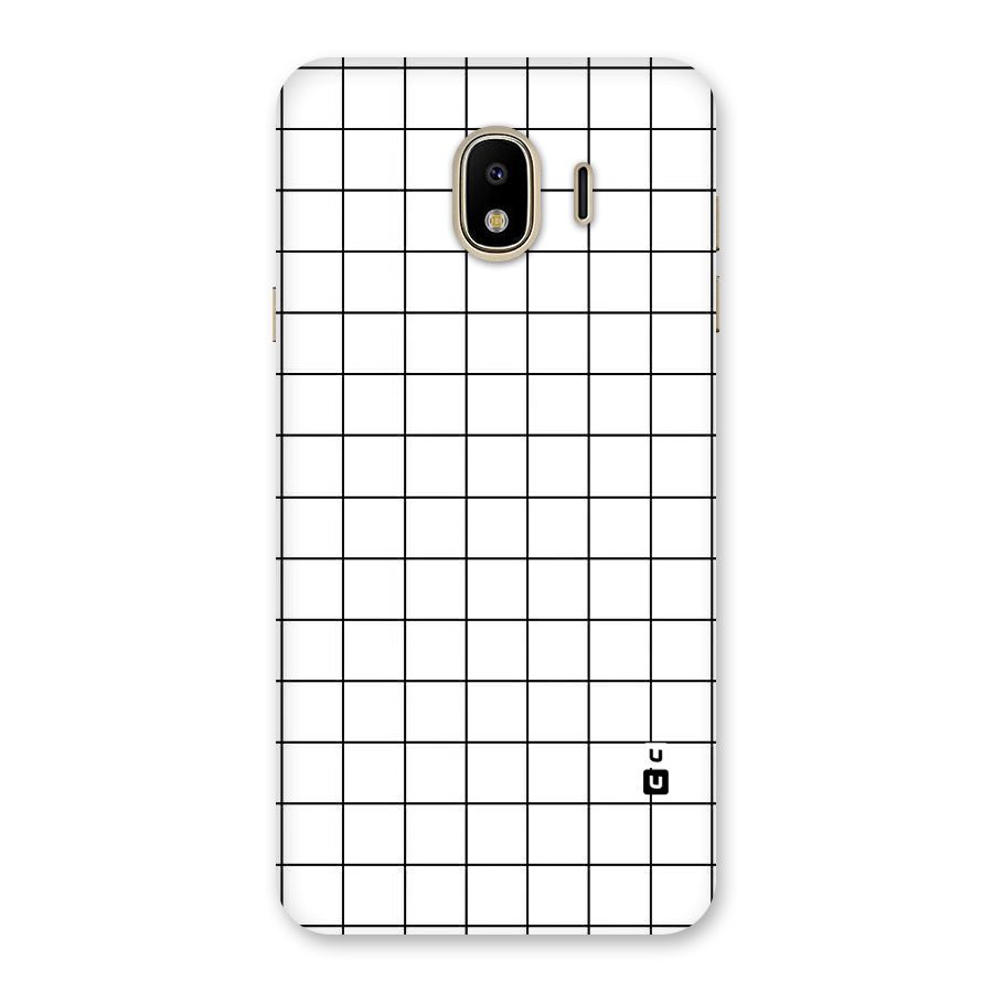 Simple Checks Back Case for Galaxy J4