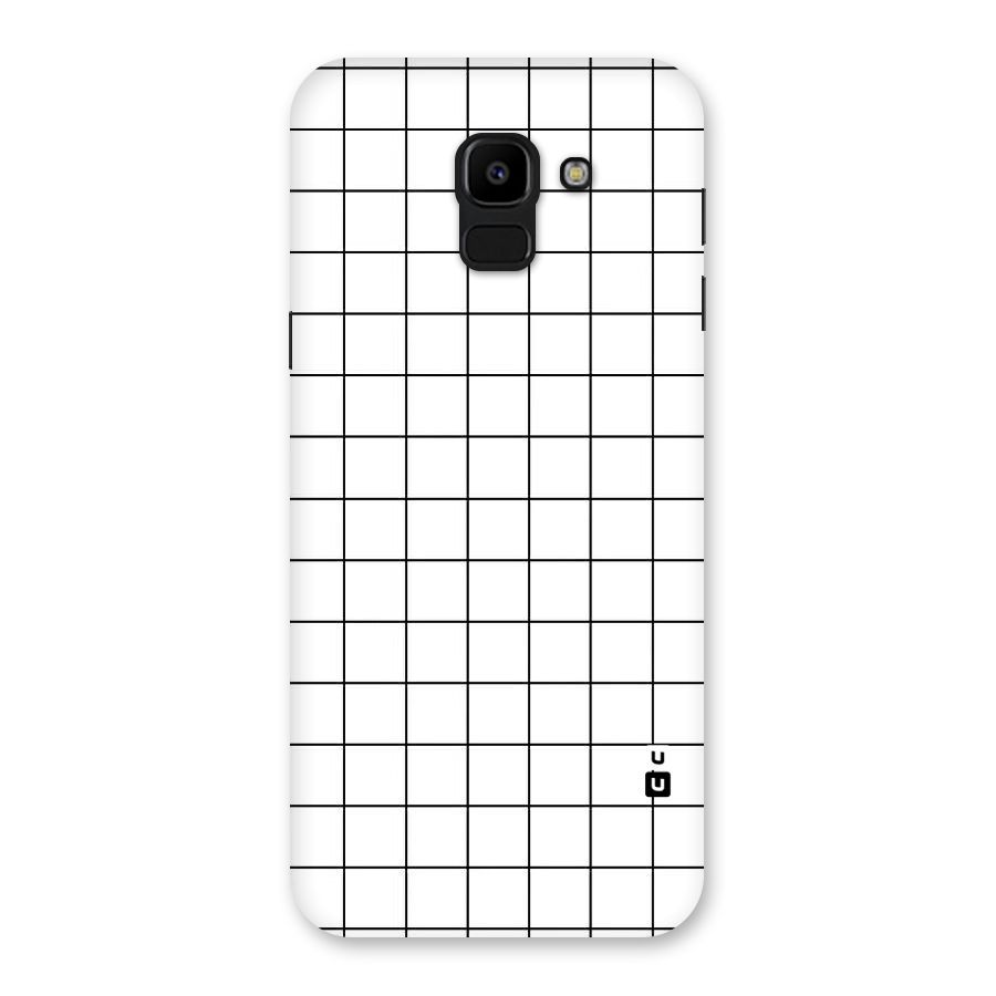 Simple Checks Back Case for Galaxy J6