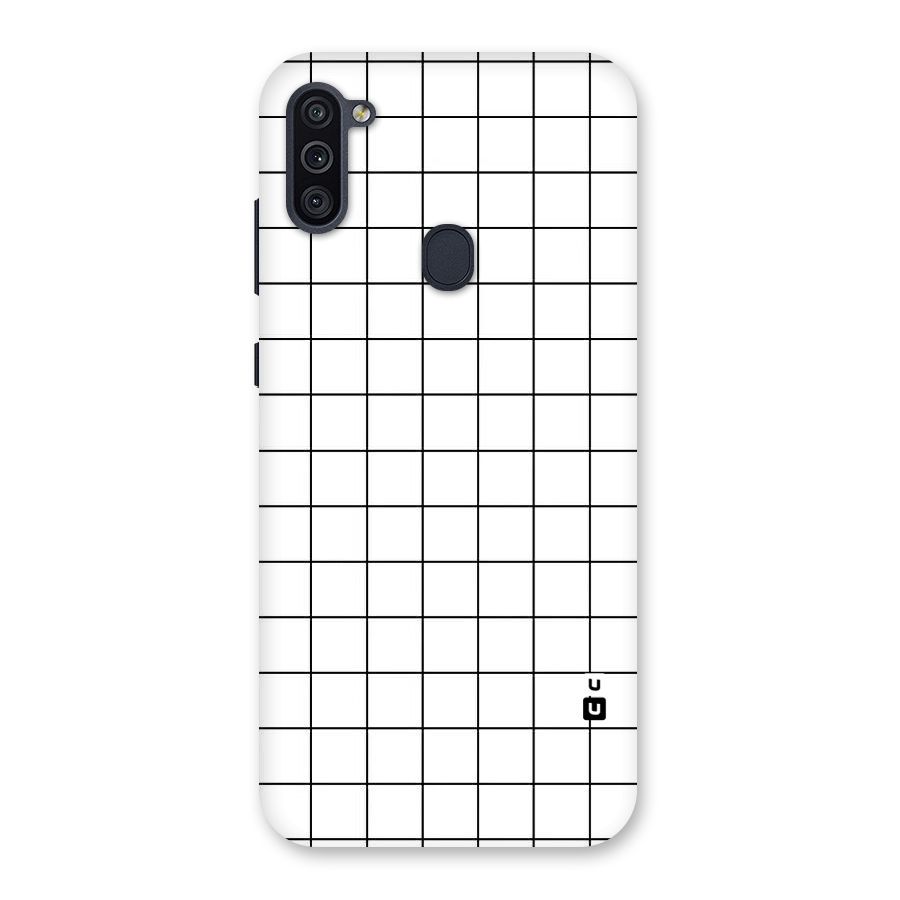 Simple Checks Back Case for Galaxy M11