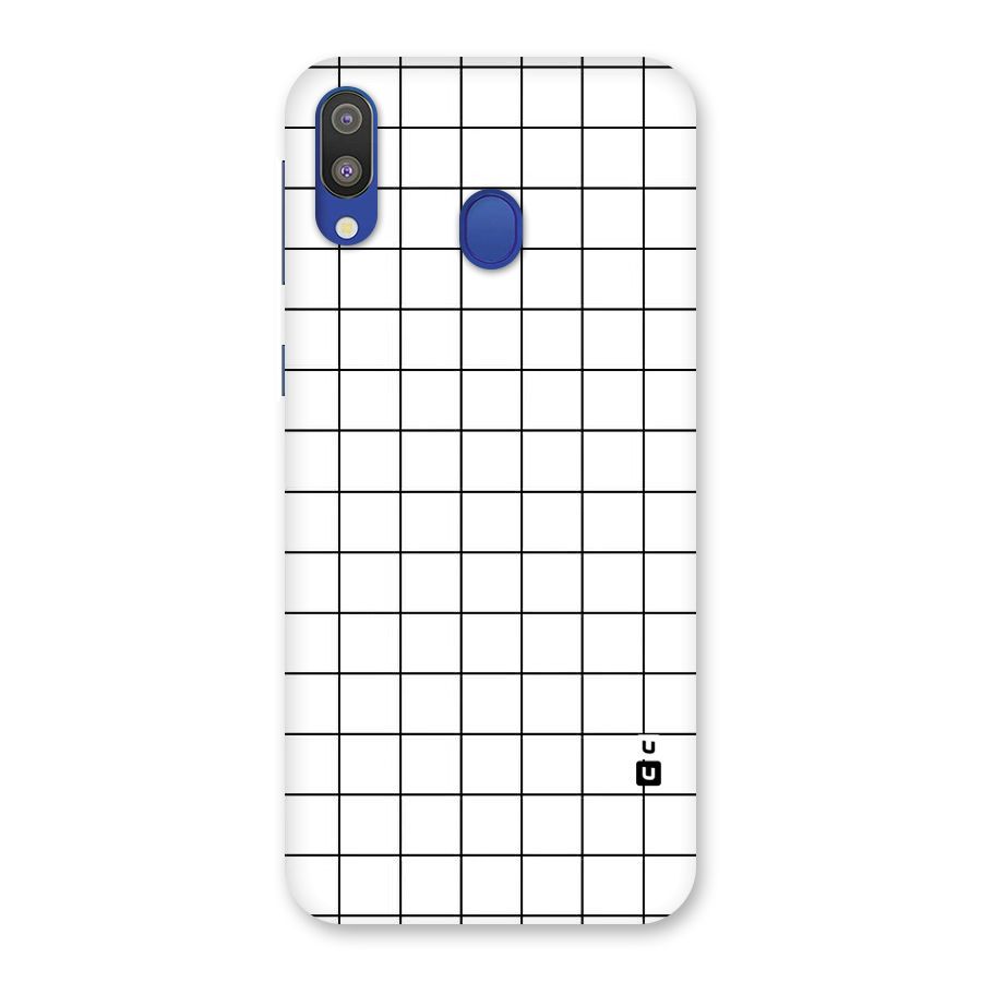 Simple Checks Back Case for Galaxy M20