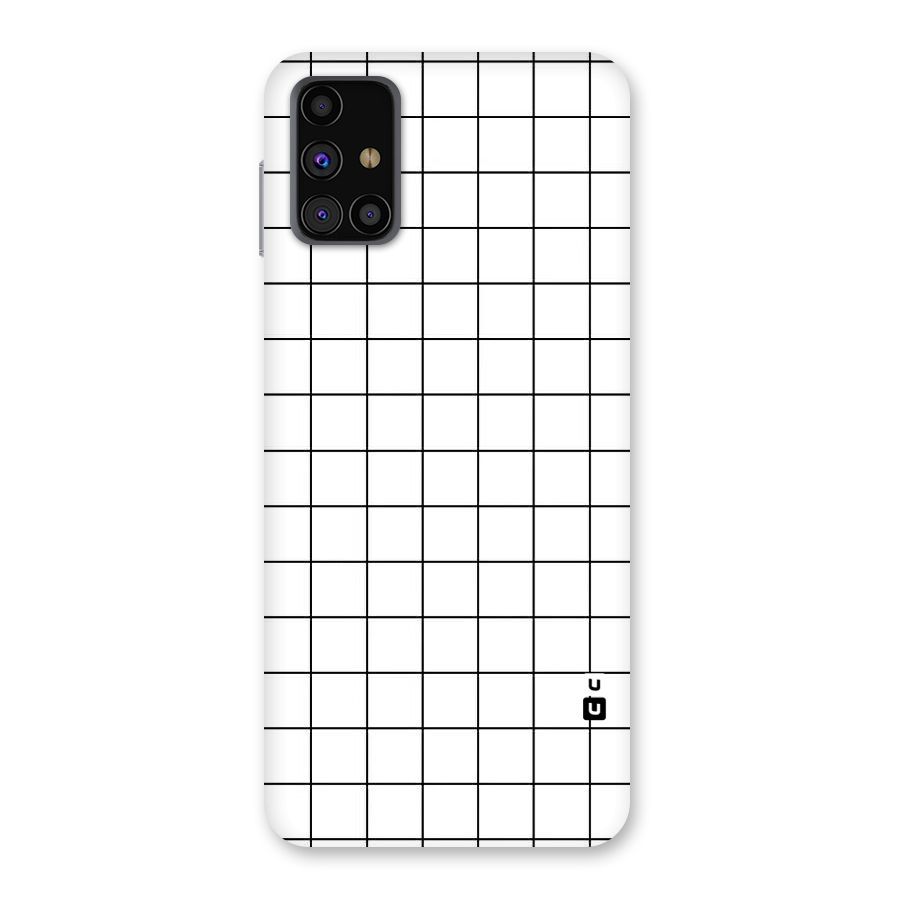 Simple Checks Back Case for Galaxy M31s