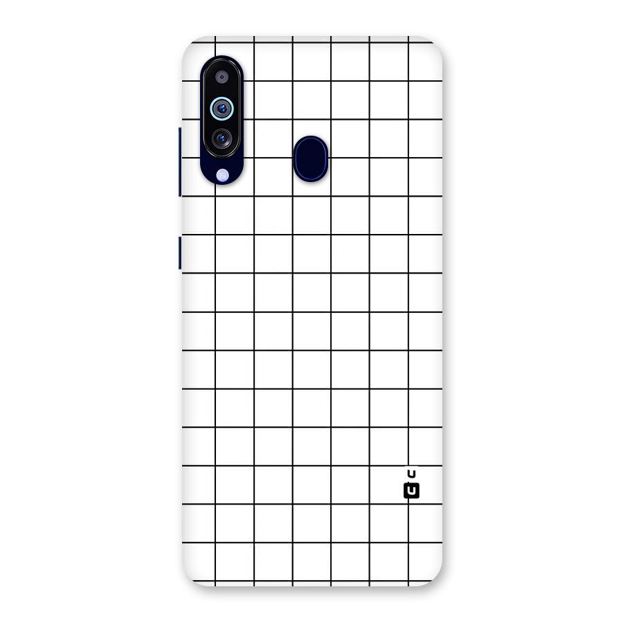 Simple Checks Back Case for Galaxy M40