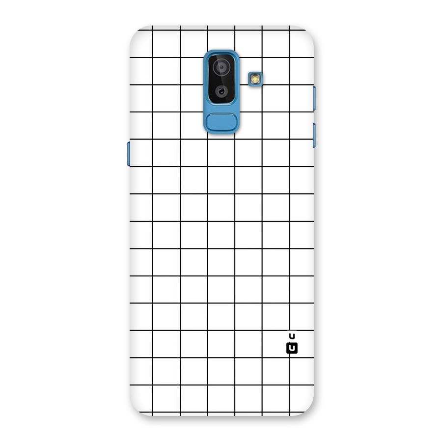 Simple Checks Back Case for Galaxy On8 (2018)
