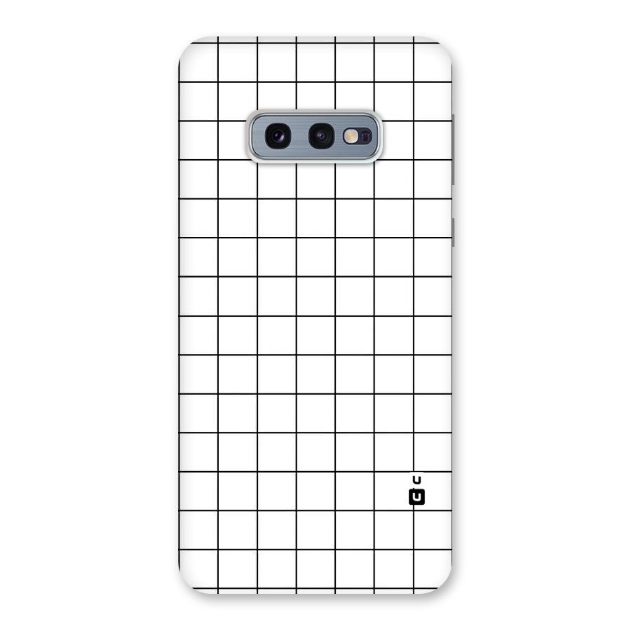 Simple Checks Back Case for Galaxy S10e