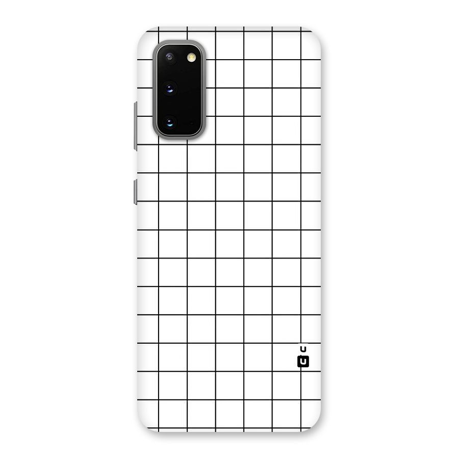 Simple Checks Back Case for Galaxy S20