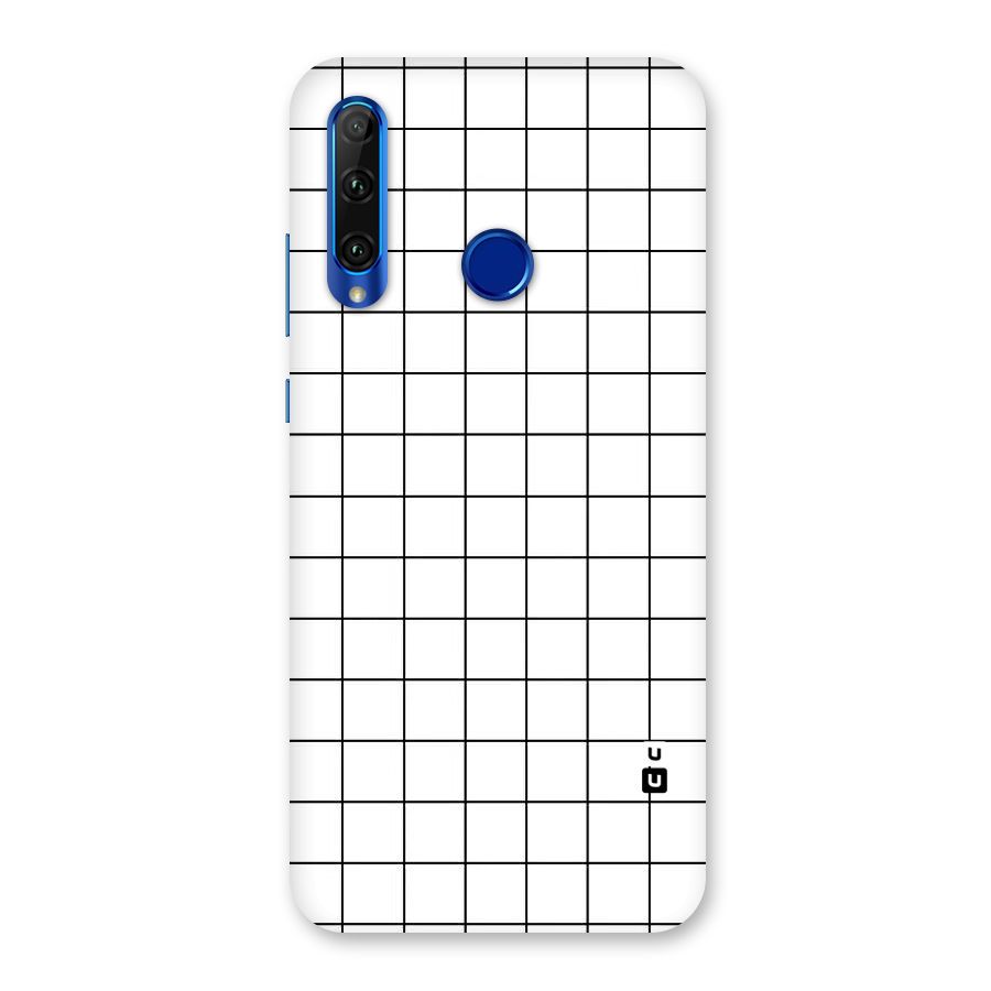 Simple Checks Back Case for Honor 20i