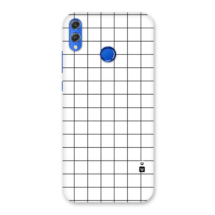 Simple Checks Back Case for Honor 8X