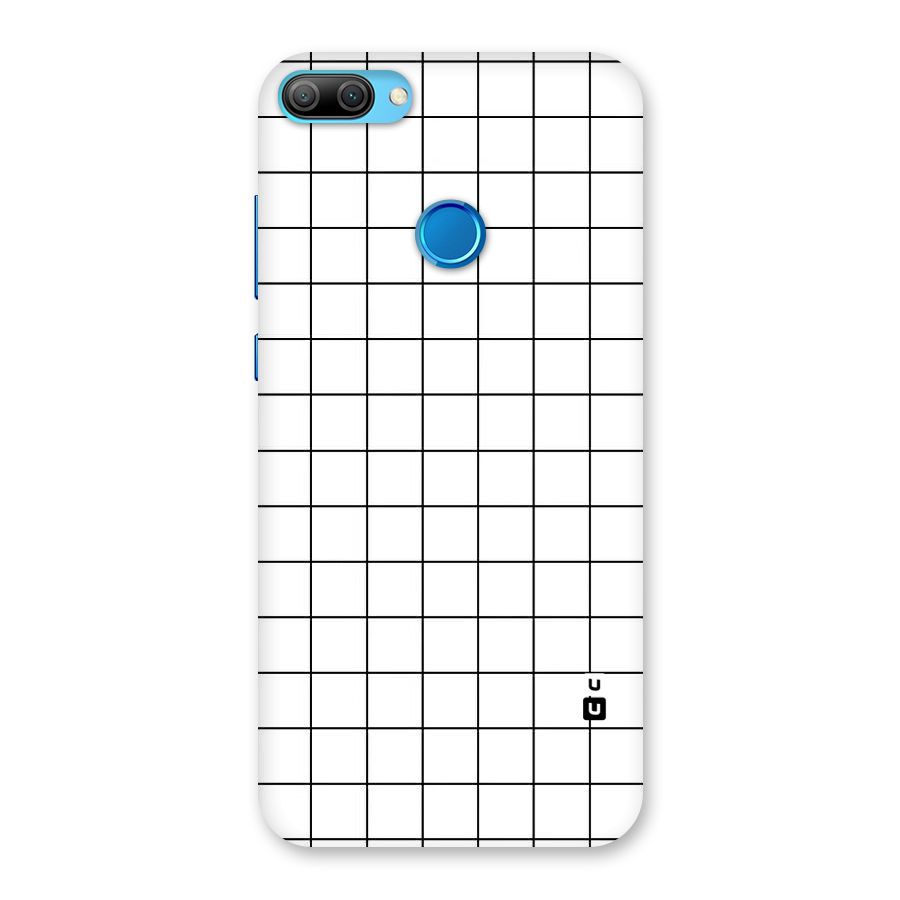 Simple Checks Back Case for Honor 9N