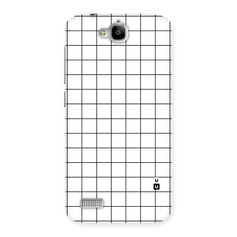 Simple Checks Back Case for Honor Holly