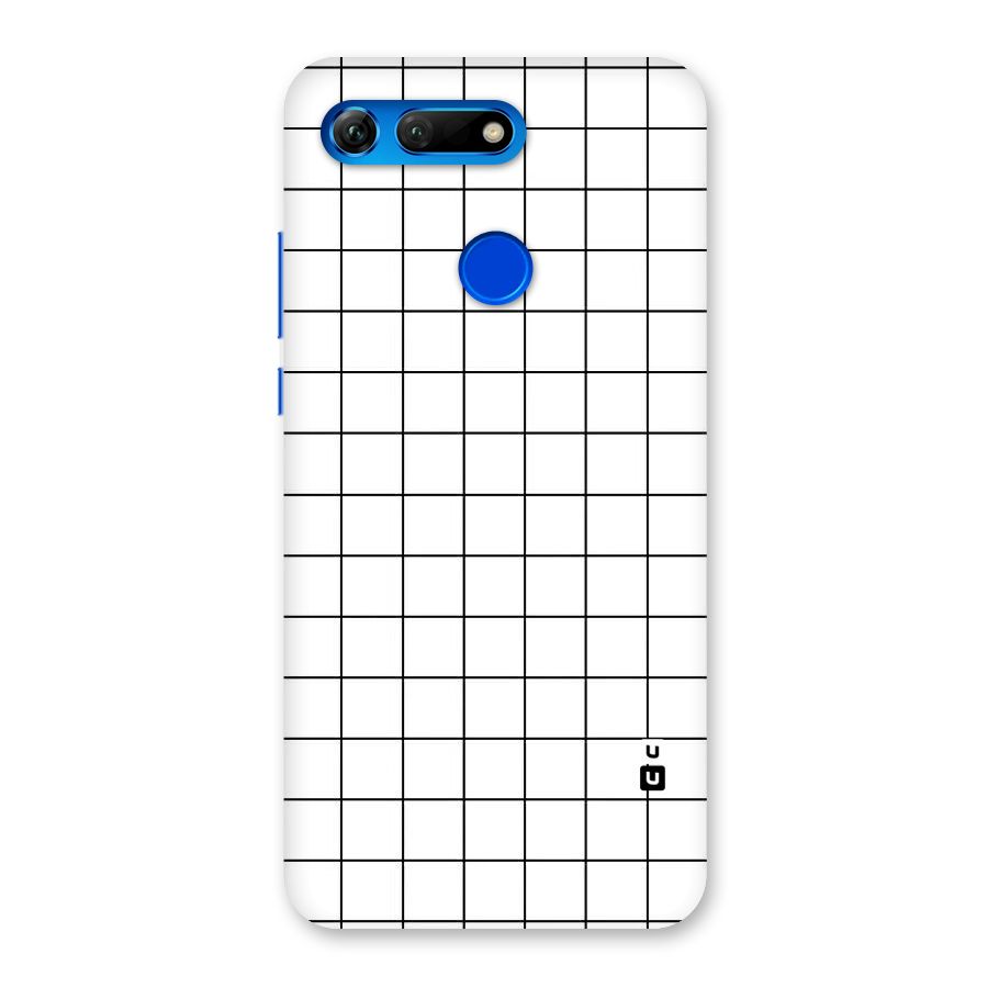 Simple Checks Back Case for Honor View 20