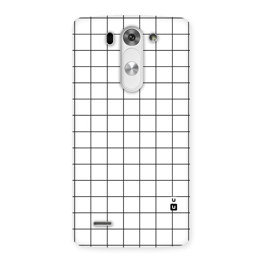 Simple Checks Back Case for LG G3 Beat