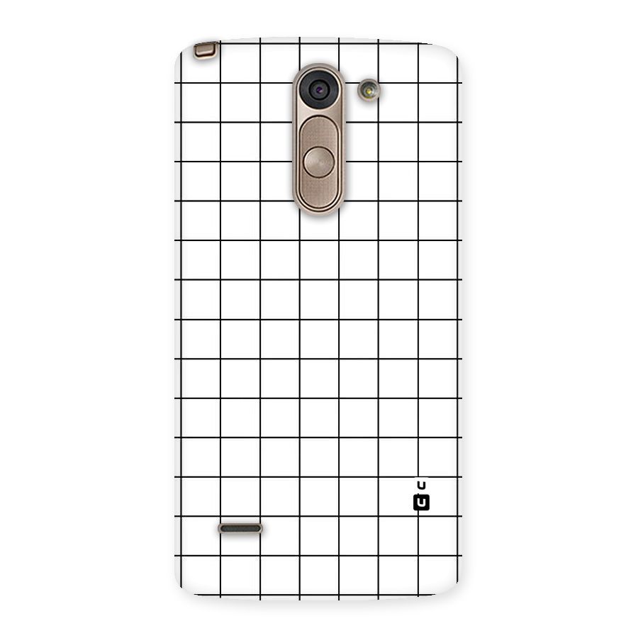 Simple Checks Back Case for LG G3 Stylus