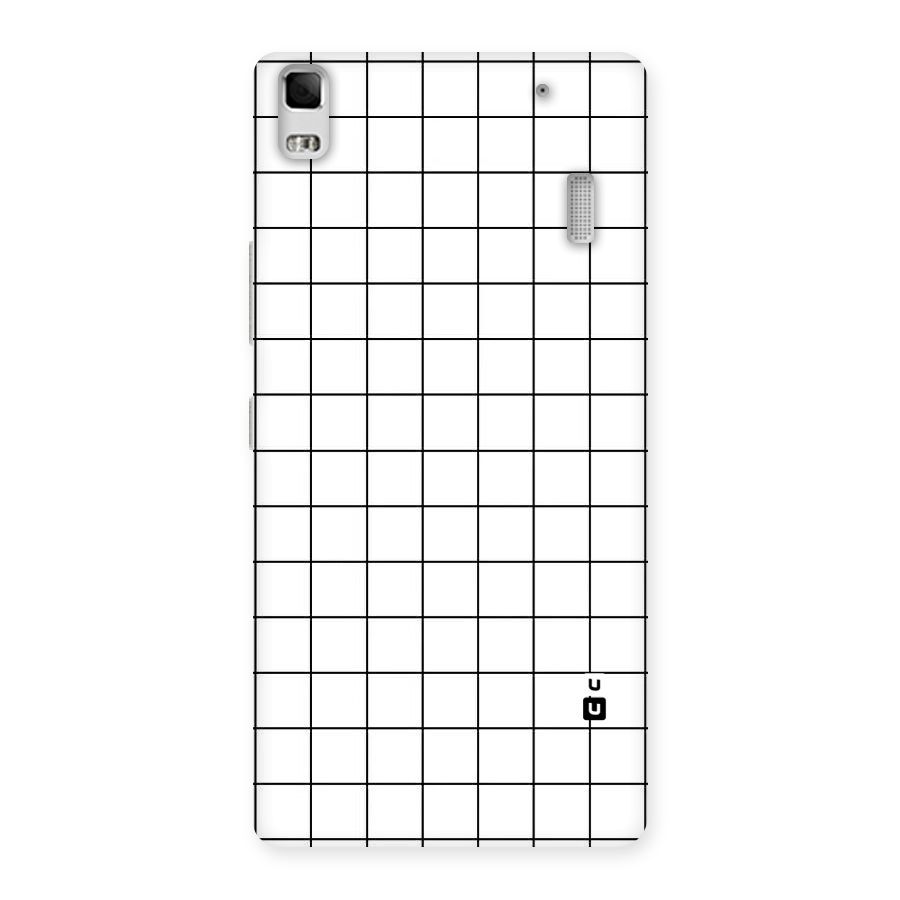 Simple Checks Back Case for Lenovo K3 Note